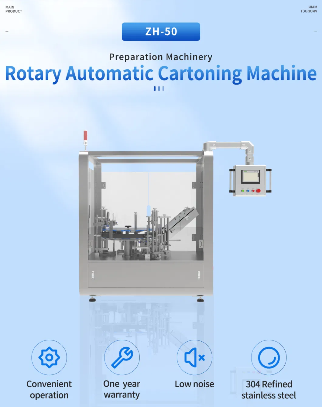 Semi-Automatic Blister Tube Bottle Perfume Cosmetic Box Packaging Rotary Vertical Cartoning Machine